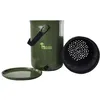 Image de KIT BOKA-Compost 9,6 L  - 2 Seaux Ã  Compost Bokashi aux EmÂ® - Vert Olive