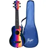 Image de Flight Travel Series Tus-Ee Sunset Elise Ecklund Signature UkulÃ©lÃ© Soprano Avec Housse