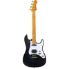 Image de Flight Rock Series Pathfinder Tenor Transparent Black UkulÃ©lÃ© Ãlectrique Solid Body Avec Housse