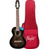 Image de Flight Royal Series Nighthawk Tenor Black Stain UkulÃ©lÃ© Ãlectro-Acoustique TÃ©nor Avec Housse