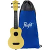 Image de Flight Ultra Travel Series Uts-35 Sand UkulÃ©lÃ© Soprano En Plastique Avec Housse