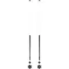Image de Les batons d'Alain - Bâtons de ski de randonnée - Neige - Taille 125 cm - Blanc