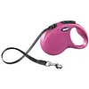 Image de Laisse Flexi S Rose, Sangle 5 MÃ¨tres Pour Chien Jusqu'Ã  15 Kg
