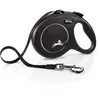 Image de Laisse Flexi Classic Sangle Noir - Zolux - 5m/Medium