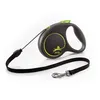Image de Laisse Black Design M Cord 5m Black/ Green Flexi Fu22c5-251-S-Cg