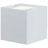 Image de Applique Murale Led En Saillie Cybo - Blanc - 2 X 3w - 2700k - Ip65 - 80 X 80mm - Non Dimmable
