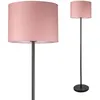Image de Grand Reverie Lampadaire Max20w E27 Noir/Rose 230v Tissu/MÃ©tal