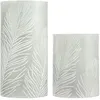 Image de Pauleen 2 Bougies Cosy Feather Candle 0,02w 4lm 2800k Pile Minuterie Cire Gris