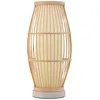 Image de Pauleen Lampe Ã Poser Woody Passion Max20w E27 Bambou/Tissu Beige 230v