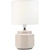 Image de Pauleen Lamp Ã Poser Bright Soul Max20w E14 Tissu/CÃ©ramique CrÃ¨me/Beige 230v