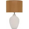 Image de Pauleen Lampe Ã Pos Timber Glow Max20w E27 Bambou/CÃ©ramique Beige/Blanc 230v