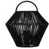 Image de Pauleen Lampe Ã Poser Boho Shine Max20w E27 H25,5cm MÃ©tal/Rotin Noir 230v
