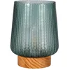 Image de Pauleen Lampe Ã Poser Pretty Glamour E27 40lm 2700k Pile Min Ver/Bois Turq.