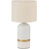 Image de Pauleen Lam Ã Poser Glowing Soul Max20w E14 H46,5cm Tissu/CÃ©ramique CrÃ¨me 230v
