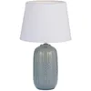 Image de Pauleen Lam Ã Poser Glowing Hug Max20w E14 H39,5cm Tissu/CÃ©ramiq Bl/Bleu 230v
