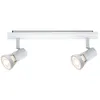 Image de Plafonnier Ã Spots Teja - 2xgu10 Max 10w Blanc Paulmann