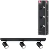 Image de Sdb Spots Zyli Max3x10w Gu10 Gradable MÃ©tal Noir 230v Ip44