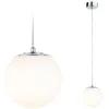 Image de Selection Bathroom Luminaire En Suspension Led Gove Ip44 3000k 900lm 9w Chrome, SatinÃ©