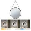 Image de Miroir Lumineux Led Mirra Ip44 White Switch 750lm 230v 11,5w Gradable Noir, Miroir
