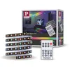 Image de Strip Led IntÃ©grÃ© Dimmable Autocollant Dynamic Rainbow Rgb Paulmann 4w Blanc Mat L.1 5m X H.0 2x P.0 2cm
