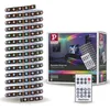 Image de Strip Led IntÃ©grÃ© Dimmable Autocollant Dynamic Rainbow Rgb Paulmann 14 5w Blanc Mat L.5m X H.0 2 X P.0 2cm