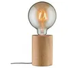 Image de Lampe Ã Poser Neordic Talin - 20w - E27 - 230v - Bois - Dimmable - Sans Ampoule - Fait Main - Avec Connecteur De CÃ¢ble