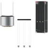 Image de Suspension Aldan Grad Led 3x9w Noir/Alu BrossÃ© 230v Aluminium