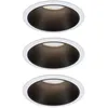 Image de Paulmann Cole Spot Led, Noir-Blanc, Lot De 3