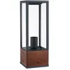Image de Ext 230v Lanterne Timba H.400mm Max.60w E27 Ip44 Bois