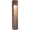 Image de Ext 230v Borne Trabia H.600mm Gu10 3,5w 230lm Ip44 Bois