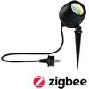 Image de Projecteur De Jardin Led Smart Home Zigbee 3.0 Kikolo Ip65 90mm Rgbw+ 6,2w 440lm 230v Anthracite MatiÃ¨re Plastique#Aluminium