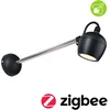 Image de Applique D'extÃ©rieur Led Smart Home Zigbee 3.0 Kikolo Favorable Aux Insectes Ip65 90mm Tunable Warm 6,2w 400lm 230v 80Â° Anthracite MatiÃ¨re Plastique#Aluminium