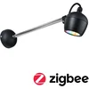 Image de Applique D'extÃ©rieur Led Smart Home Zigbee 3.0 Kikolo Rgbw Ip65 90mm Rgbw+ 6,2w 440lm 230v Anthracite MatiÃ¨re Plastique#Aluminium