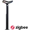 Image de Borne Lumineuse Led Smart Home Zigbee 3.0 Alara DÃ©tecteur De Mouvement CrÃ©pusculaire (Ir) Ip44 CarrÃ© 665mm Rgbw+ 10w 450lm 230v Anthracite MÃ©tal