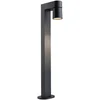 Image de Borne Lumineuse Led Kimu Ip44 Cylindrique 822mm 3000k 8w 500lm 230v 70Â° Anthracite Aluminium