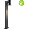 Image de Borne Lumineuse Led Kimu Favorable Aux Insectes Ip44 Cylindrique 822mm 2200k 7,8w 500lm 230v 70Â° Anthracite Aluminium