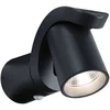 Image de Applique D'extÃ©rieur Led Cuff DÃ©tecteur De Mouvement CrÃ©pusculaire (Ir) Ip44 76x217mm 3000k 10w 700lm 230v 70Â° Anthracite Aluminium