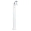 Image de Borne Lumineuse Led Cuff DÃ©tecteur De Mouvement CrÃ©pusculaire (Ir) Ip44 782mm 3000k 10w 700lm 230v 70Â° Blanc Aluminium
