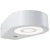 Image de Applique D'extÃ©rieur Led Silma DÃ©tecteur De Mouvement CrÃ©pusculaire (Ir) Ip44 65x186 Mm 3000k 5,5w / 0,7w 600lm / 0lm 230v Blanc Aluminium