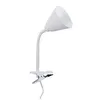 Image de Spot pince Vitis avec bras flexible - E14 - 20W - Blanc