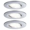 Image de Paulmann Spot EncastrÃ© Led Calla Par 3 ChromÃ©
