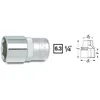 Image de Hazet Douille Ã  6 pans - CarrÃ© creux 6,3 mm (1/4 pouce) - Profil Traction Ã  6 pans extÃ©rieurs - Taille: 4 - Longueur totale: 25 mm - 850-4