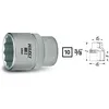 Image de Hazet Douille Ã  12 pans - CarrÃ© creux 10 mm (3/8 pouce) - Profil Traction Ã  12 pans extÃ©rieurs - Taille: 12 - Longueur totale: 27 mm - 880Z-12