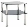 Image de Table d'Appoint en Verre "GaÃ¯a" 45cm Noir