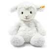 Image de Peluche Agneau Fuzzy Blanc 38 Cm