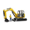 Image de Bruder Mini Pelleteuse Caterpillar Avec Personnage