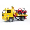 Image de Bruder Camion de DÃ©pannage Man TGA avec Portique et Jeep