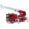 Image de BRUDER Camion de pompiers avec Ã©chelle pivotante Scania Super 560R