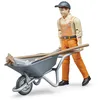 Image de Bruder Set figurine employÃ© municipal