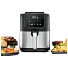 Image de Rommelsbacher FRH 1500 friteuse Unique 5 L Autonome 1500 W Friteuse d'air chaud Noir, Acier inoxydable